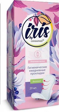 Ежедневные прокладки анатомические №20
